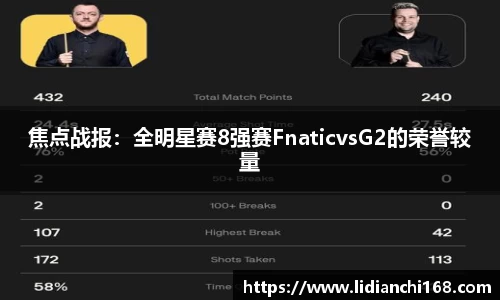 焦点战报：全明星赛8强赛FnaticvsG2的荣誉较量